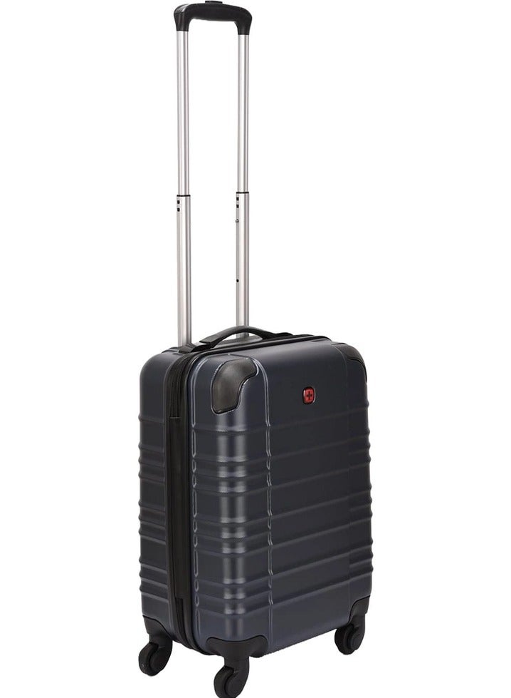 Wenger Amplar 3 Piece (53+65+75 Cm) 4-Double Wheeled Hardside Non-Expandable Luggage Trolley Set - Navy Blue - Image 3